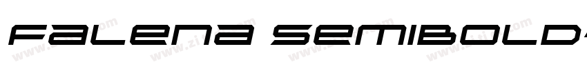 Falena SemiBold字体转换